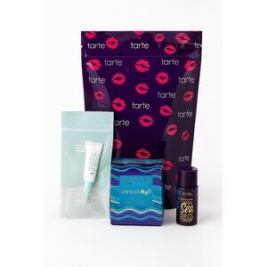Tarte Skincare Mini Set Drink of H2O Moisturizer .5oz, Cleanser .25oz, Eye Cream